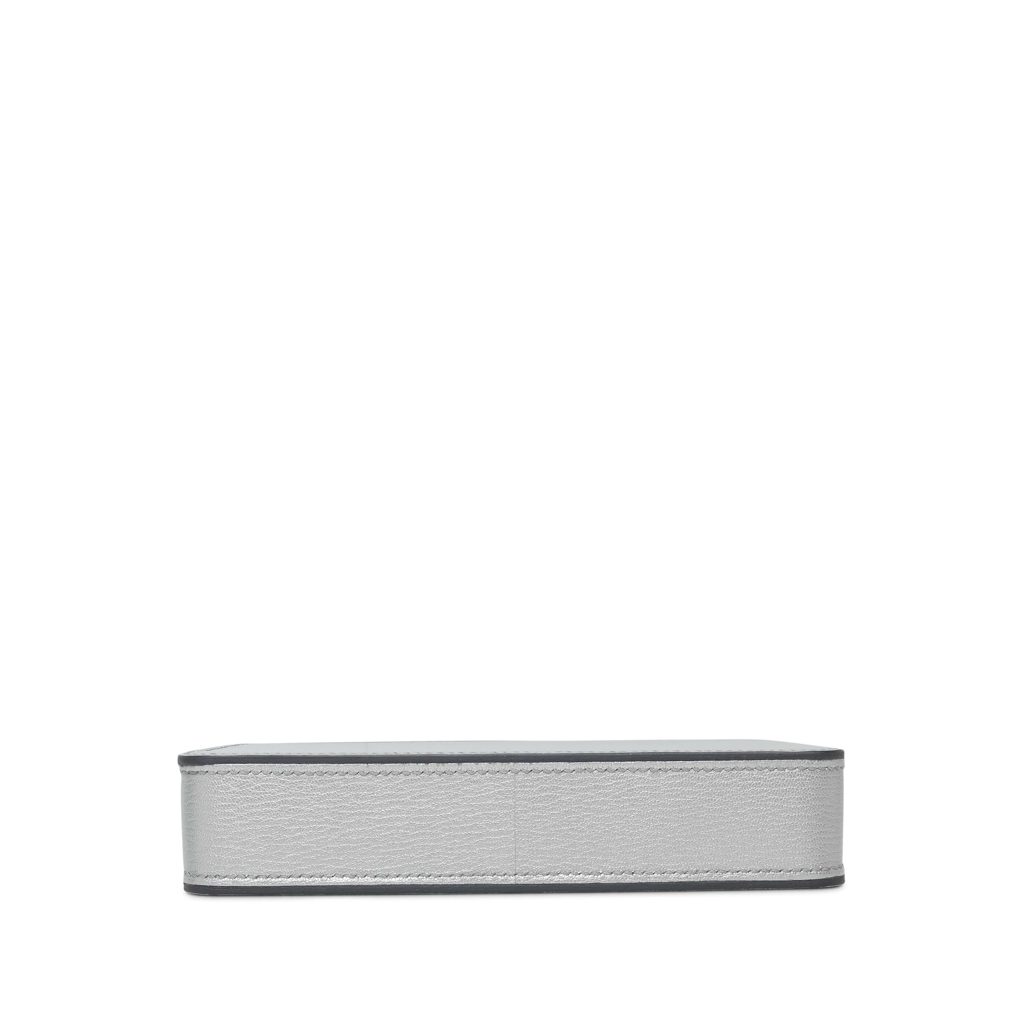 Sanglons Clutch Argent Chamkilight Palladium Plated G Stamp