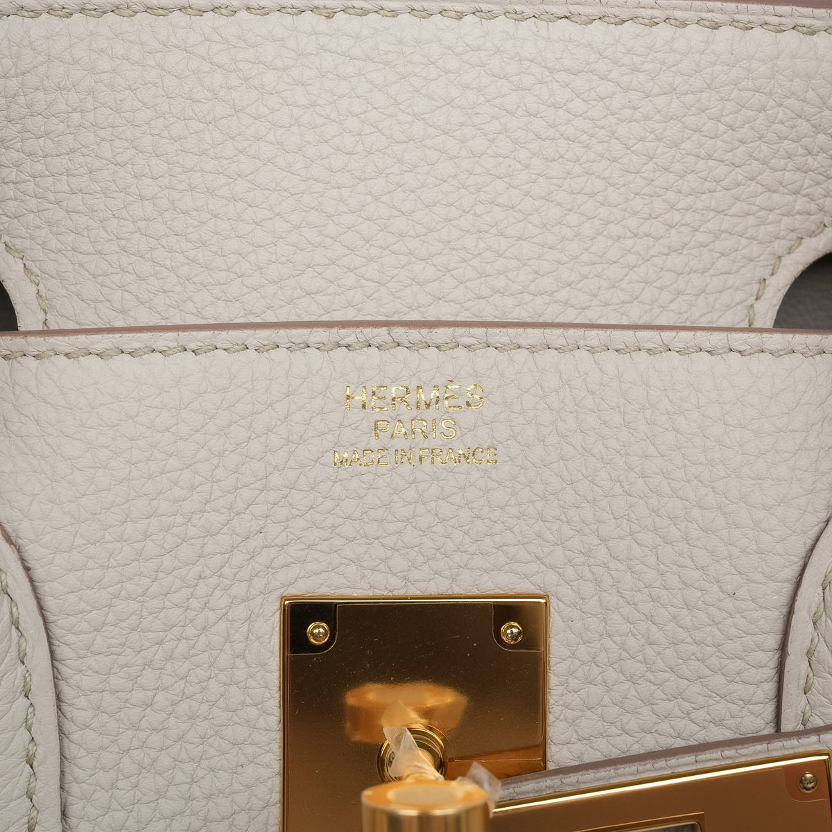 Birkin 30 Beton Veau Togo Gold Plated A Stamp