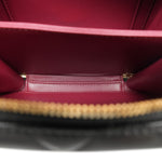 Product image 11 of 12: 26B White Black Caviar Quilted CC Filigree Vanity Case Small Gold Hardware