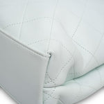 Product image 16 of 20: 26S Light Blue Lambskin Quilted Eyes On You Large Shopping Bag LGHW