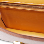 Product image 24 of 33: Constance 23 Gold Peau Porc/Toile Gold Plated M Circle Stamp