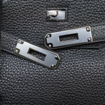 Product image 3 of 14: Birkin 40 Black Togo Palladium Plated O Square Stamp