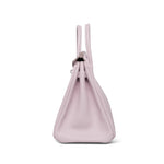 Product image 8 of 25: Birkin 25 Rose Dragee Swift Palladium Plated K Square Stamp