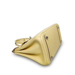 Product image 10 of 22: Birkin 25 Jaune Poussin Swift Palladium Plated T Stamp