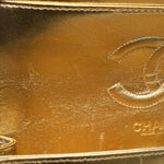 Product image 24 of 32: Gold Metallic Lambskin Quilted Classic Flap Small Aged Gold Hardware