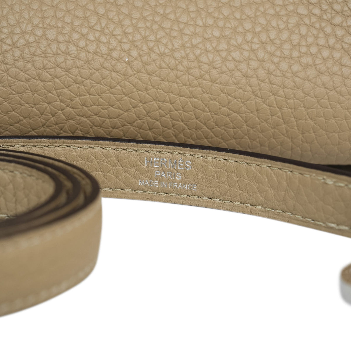 Kelly Retourne 28 Trench Clemence Palladium Plated K Stamp
