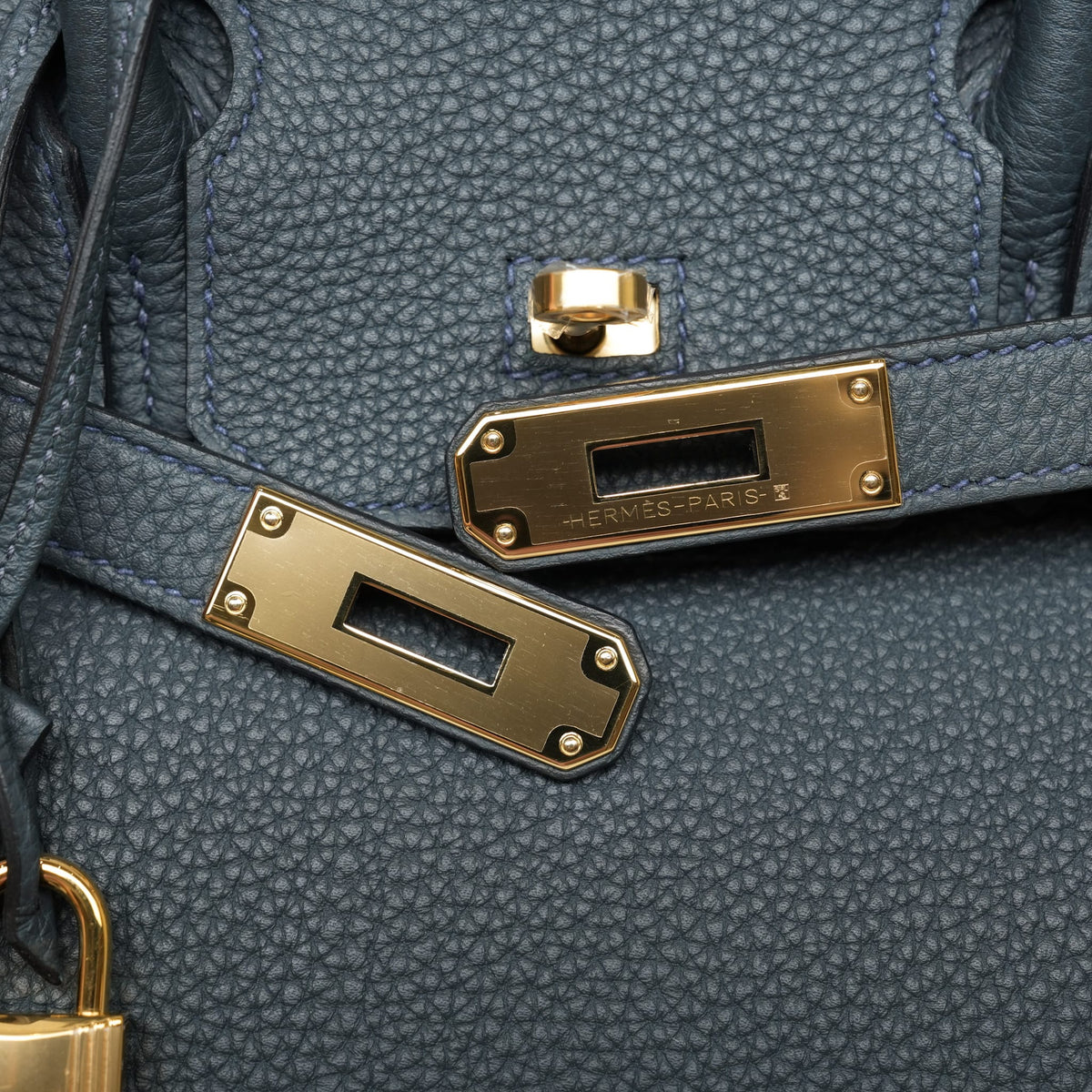 Birkin 30 Colvert Togo Gold Plated D Stamp