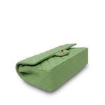 Product image 7 of 16: Pistachio Green Caviar Quilted Classic Flap Medium LGHW