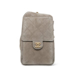 Product image 7 of 14: 25K Dark Grey Suede Quilted 25 Hobo Bag Small AGHW