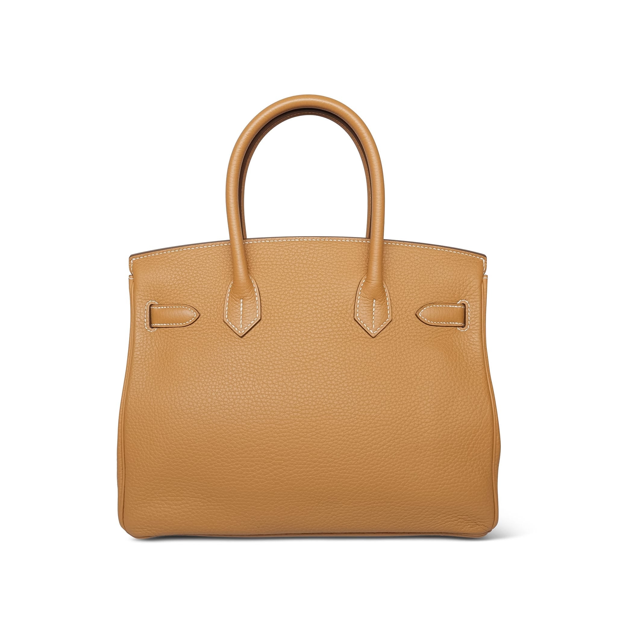 Product image 7 of 14: Birkin 30 Natural Sable Togo Gold Plated T Stamp