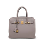 Product image 4 of 14: Birkin 30 Gris Asphalte Togo Gold Plated C Stamp