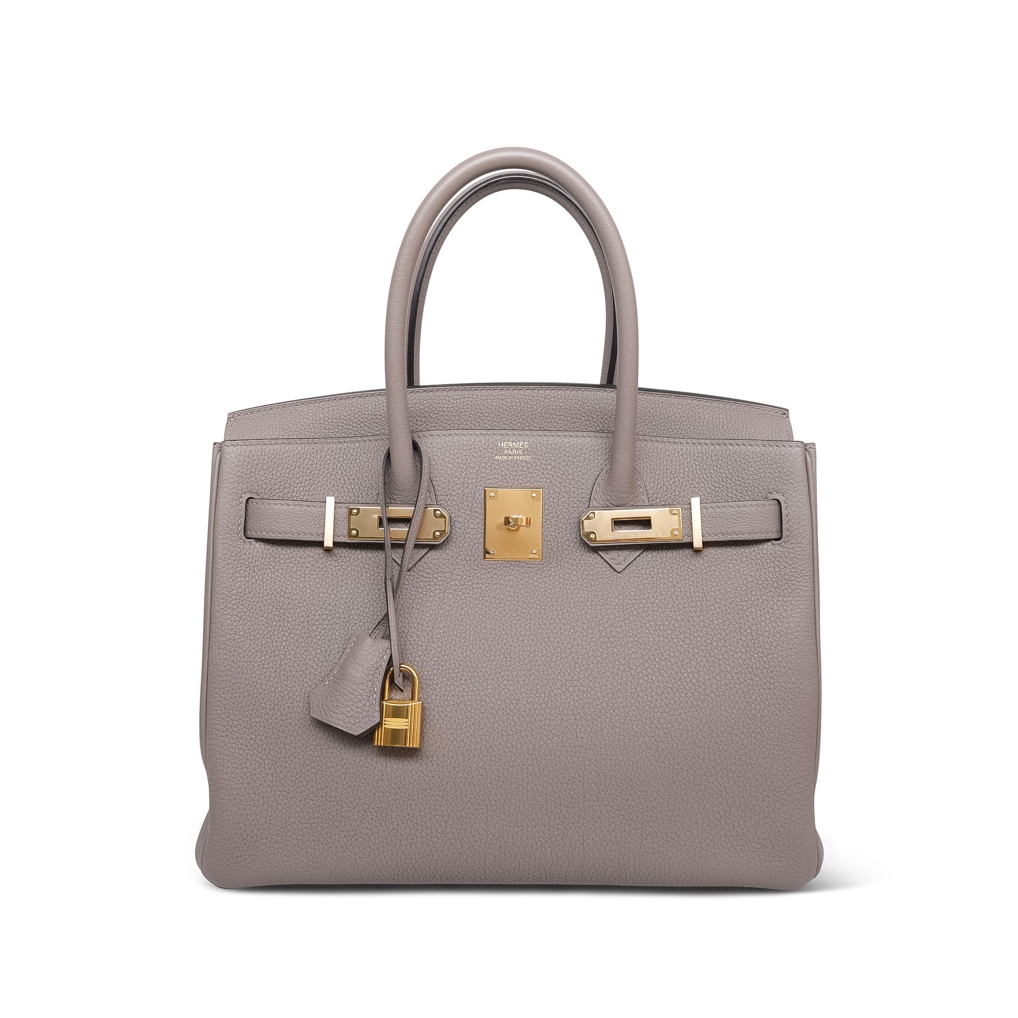 Product image 4 of 14: Birkin 30 Gris Asphalte Togo Gold Plated C Stamp