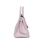 Product image 6 of 25: Birkin 25 Rose Dragee Swift Palladium Plated K Square Stamp