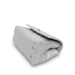 Product image 8 of 14: Silver Metallic Caviar Quilted Coco Handle Small Silver Hardware