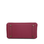Product image 8 of 13: Birkin 25 Rouge Grenat Veau Togo Gold Plated A Stamp