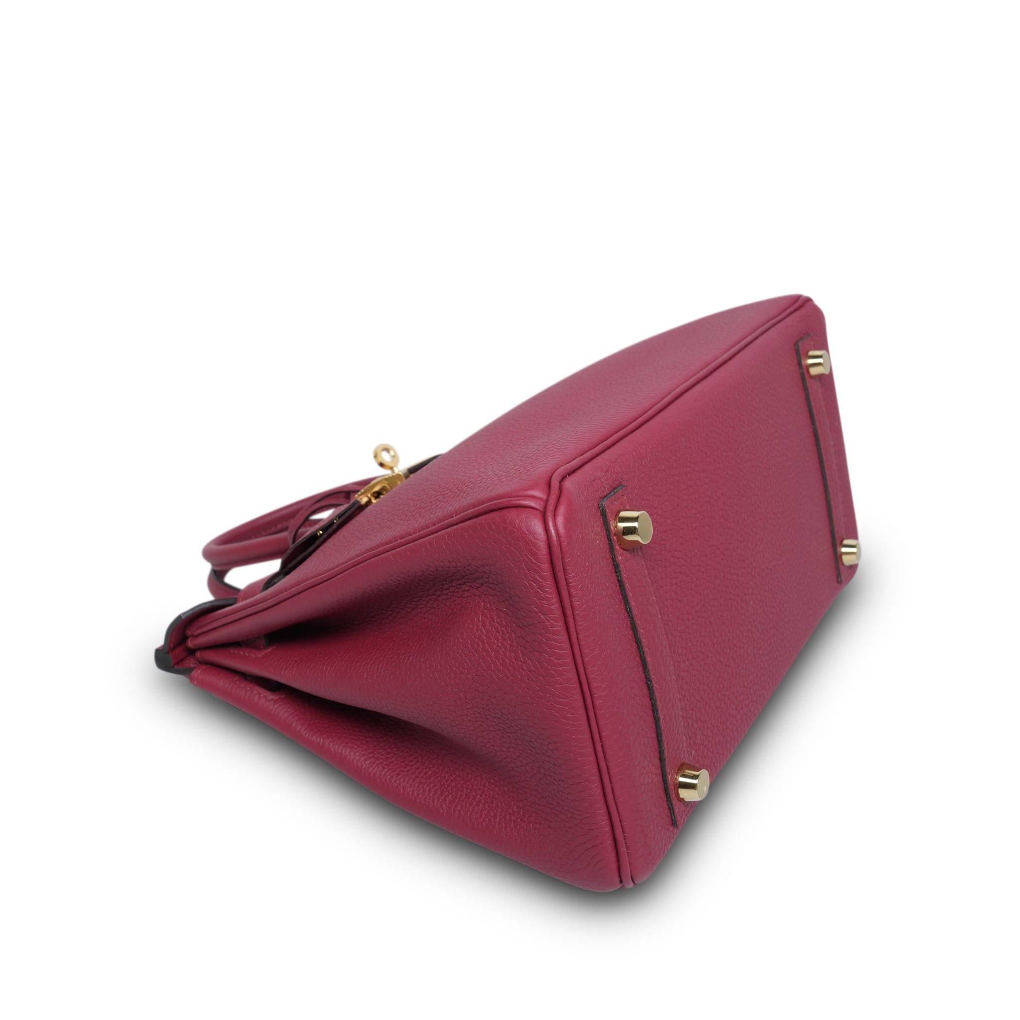 Product image 9 of 13: Birkin 25 Rouge Grenat Veau Togo Gold Plated A Stamp