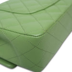 Product image 11 of 16: Pistachio Green Caviar Quilted Classic Flap Medium LGHW