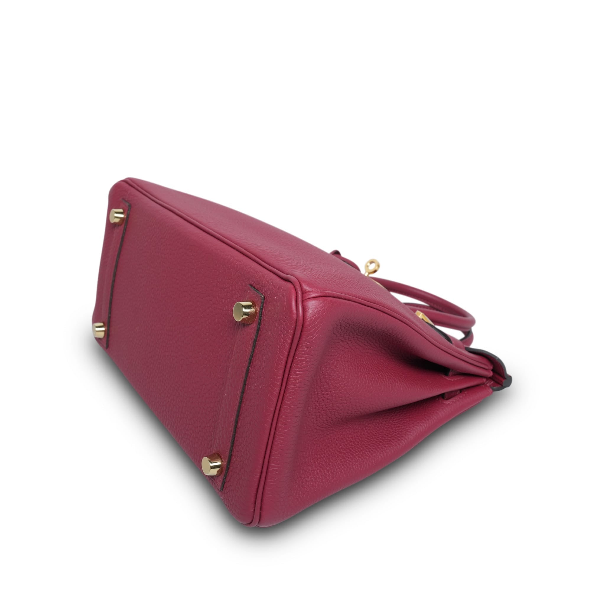 Product image 10 of 13: Birkin 25 Rouge Grenat Veau Togo Gold Plated A Stamp