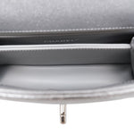 Product image 11 of 14: Silver Metallic Caviar Quilted Coco Handle Small Silver Hardware