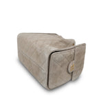 Product image 13 of 14: 25K Dark Grey Suede Quilted 25 Hobo Bag Small AGHW