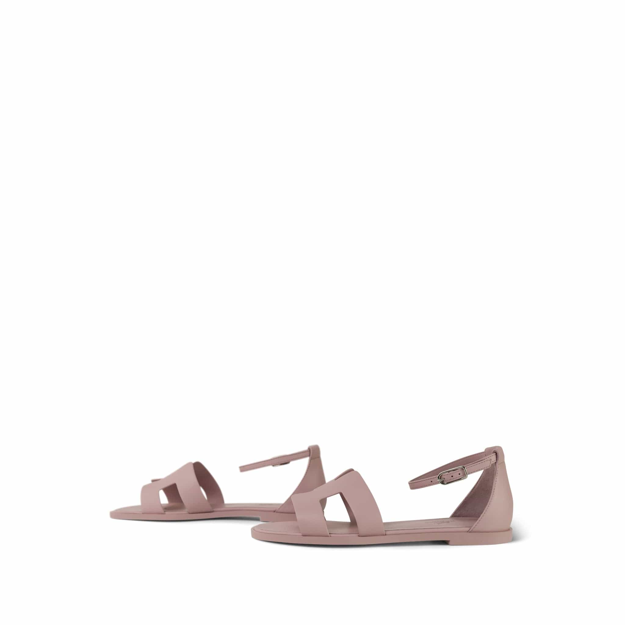 人気☆【HERMES】サンダル Santorini Rose Cancan レディース Hermès Rose Cancan Santorini Sandal Size 37.5 EU/7 US – REDELUXE