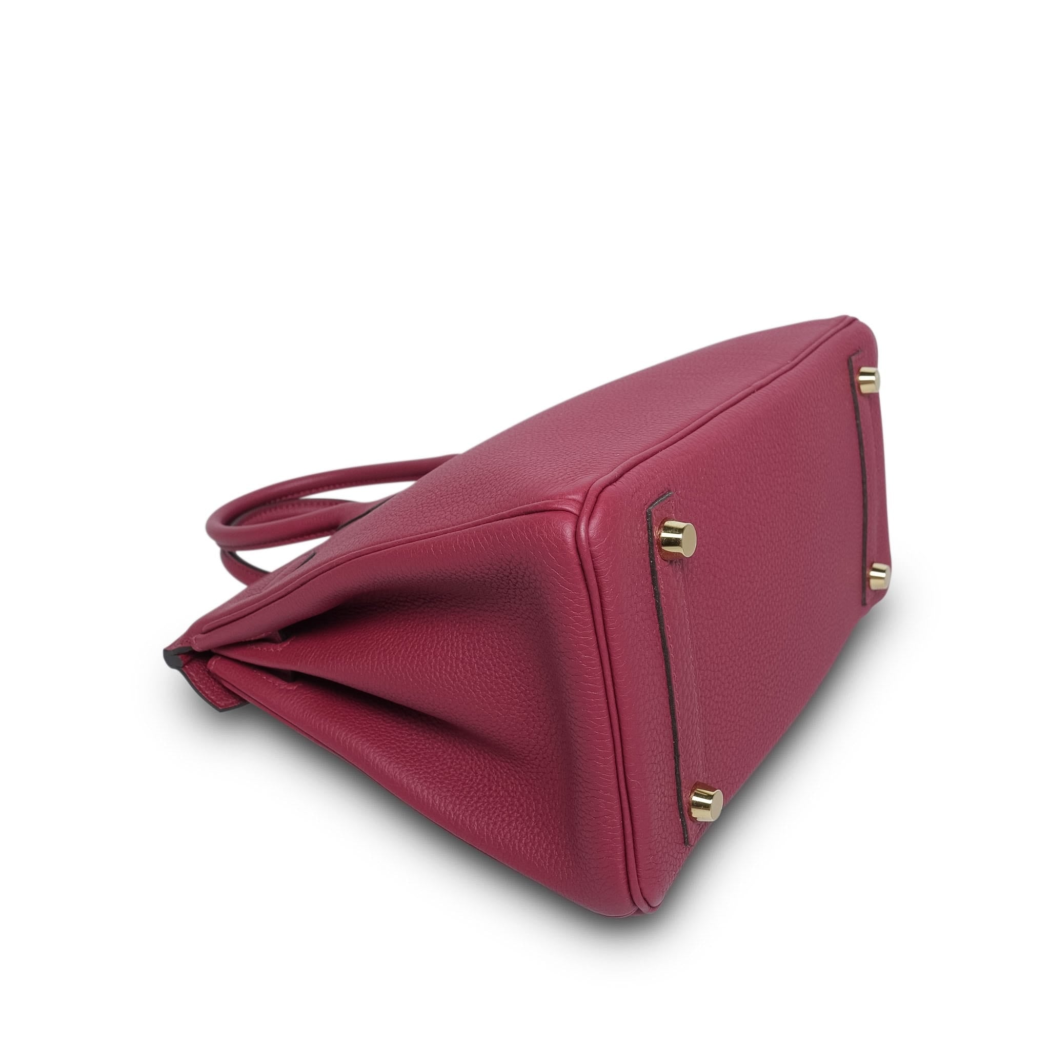 Product image 11 of 13: Birkin 25 Rouge Grenat Veau Togo Gold Plated A Stamp