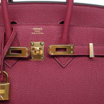 Product image 2 of 13: Birkin 25 Rouge Grenat Veau Togo Gold Plated A Stamp