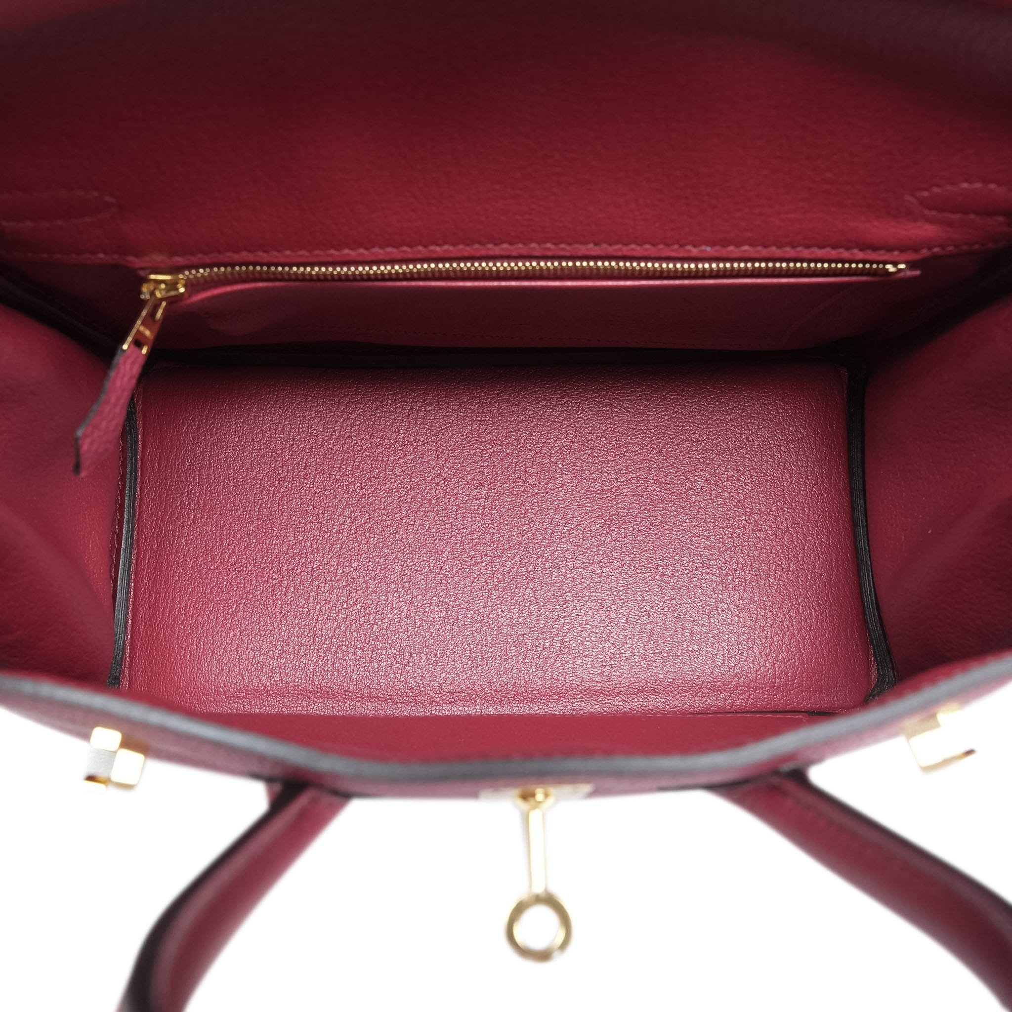 Product image 13 of 13: Birkin 25 Rouge Grenat Veau Togo Gold Plated A Stamp