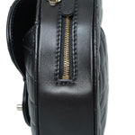 Product image 12 of 16: Black Lambskin Quilted Heart Bag Large Light Gold Hardware