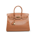 Product image 1 of 26: Birkin 35 Natural Veau Chamonix Gold Plated Y Circle Stamp