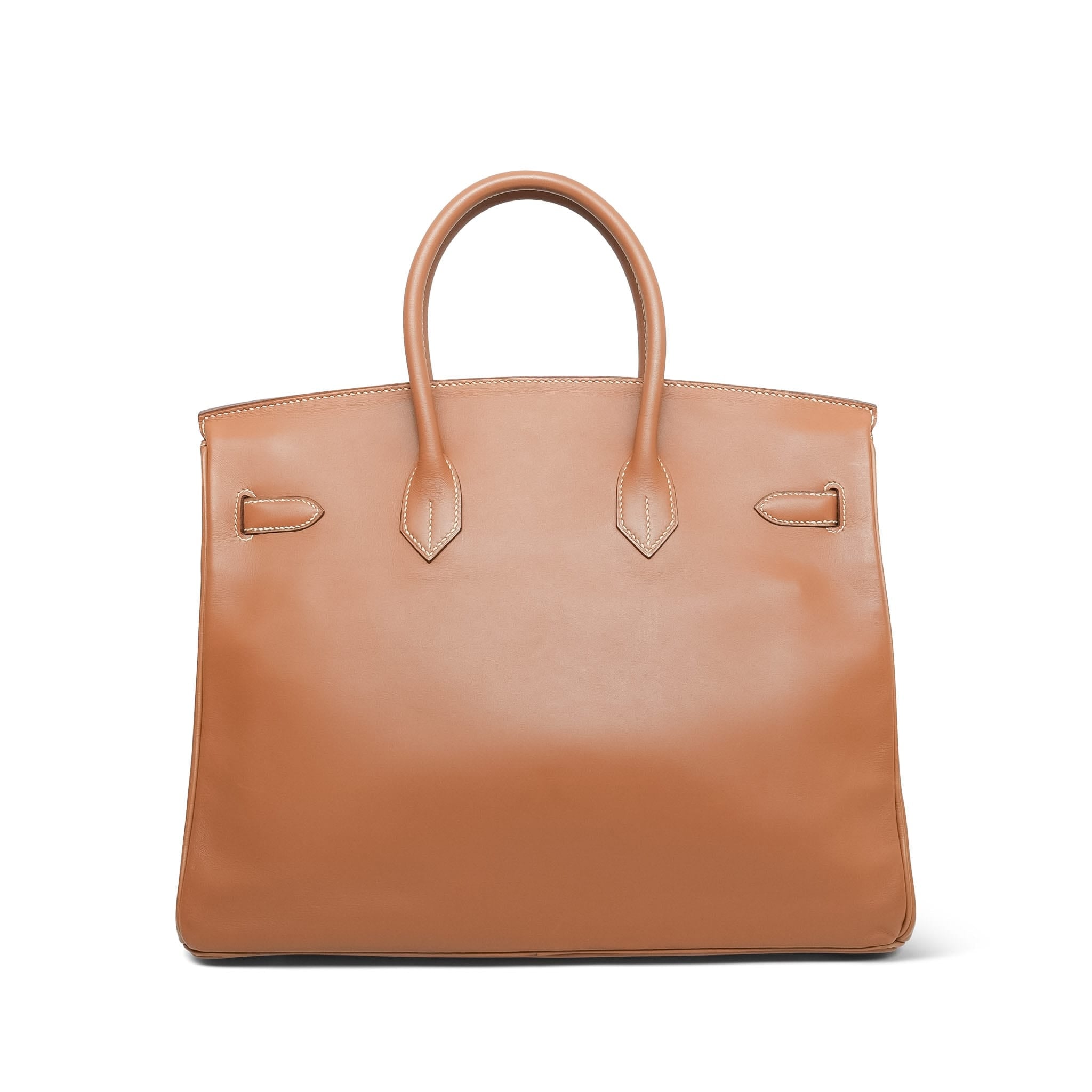Birkin 35 Natural Veau Chamonix Gold Plated Y Circle Stamp