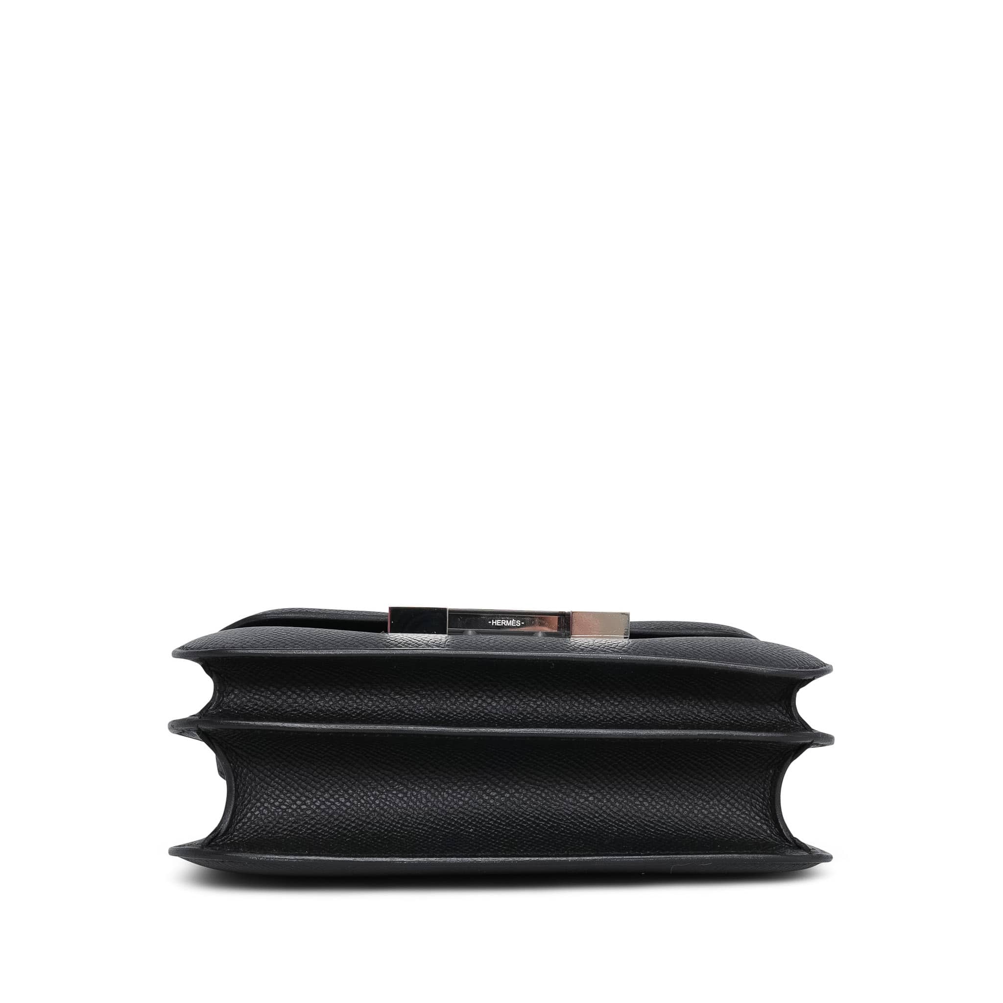 Product image 7 of 13: Constance 18 Black Epsom Palladium Plated K Stamp