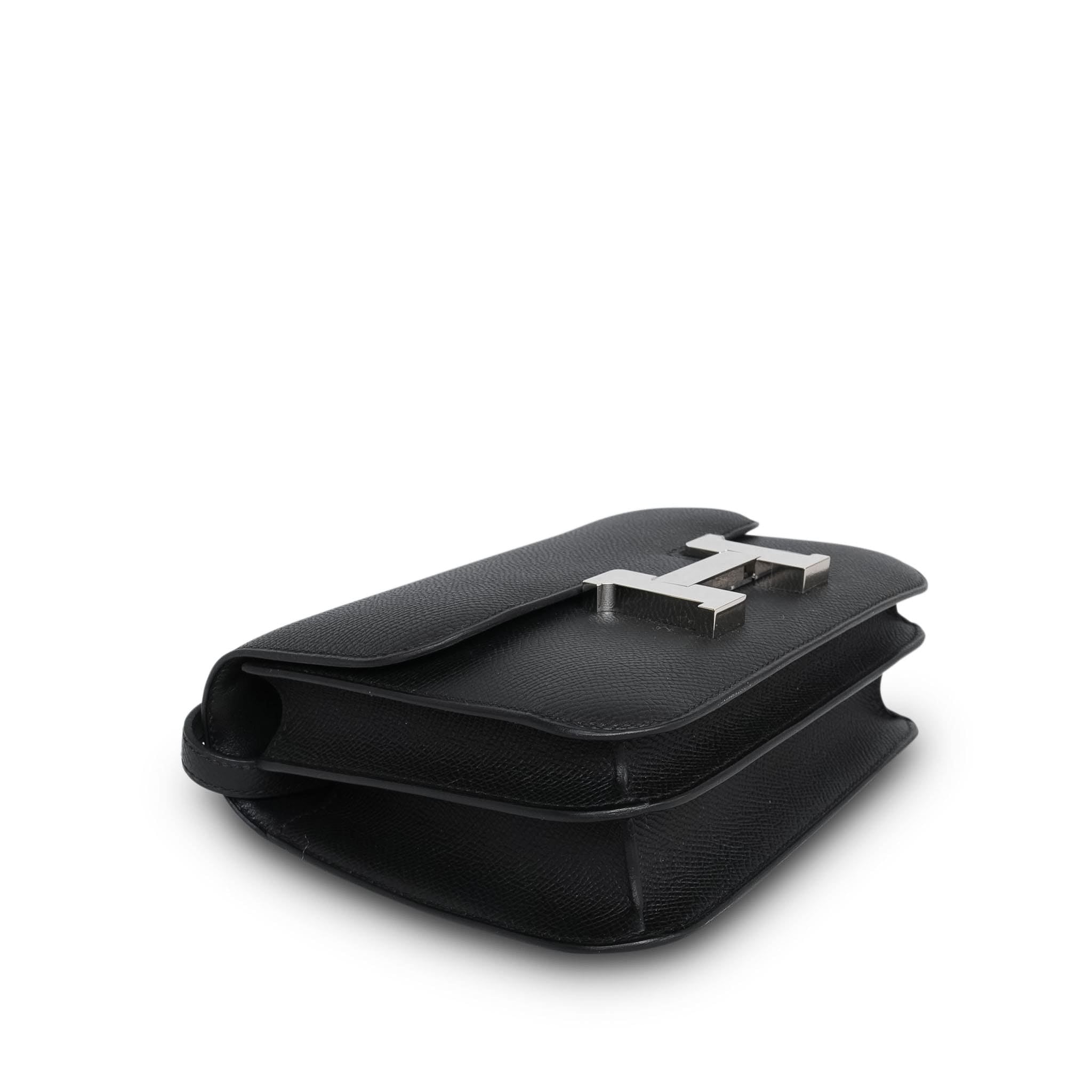 Product image 8 of 13: Constance 18 Black Epsom Palladium Plated K Stamp