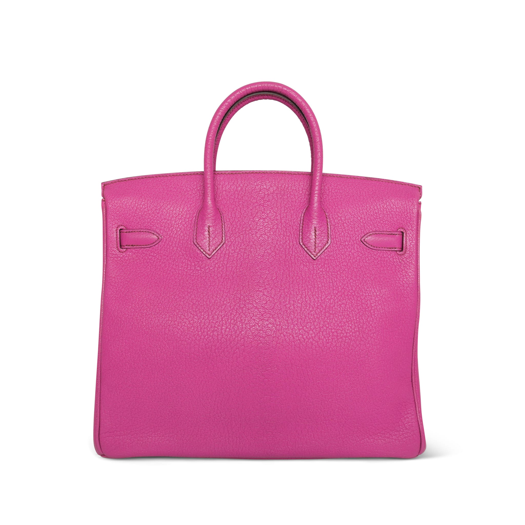 Product image 8 of 27: HAC 32 Fuchsia Chèvre de Coromandel Palladium Plated J Square Stamp