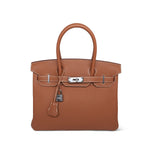 Product image 1 of 14: Birkin 30 Gold Veau Togo Palladium Plated C Stamp
