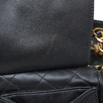 Product image 20 of 26: Black Caviar Quilted 25 Hobo Bag Medium Aged Gold Hardware