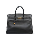 Product image 1 of 22: Birkin 40 Black Ardennes Gold Plated C Square Stamp