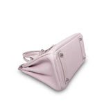 Product image 10 of 25: Birkin 25 Rose Dragee Swift Palladium Plated K Square Stamp