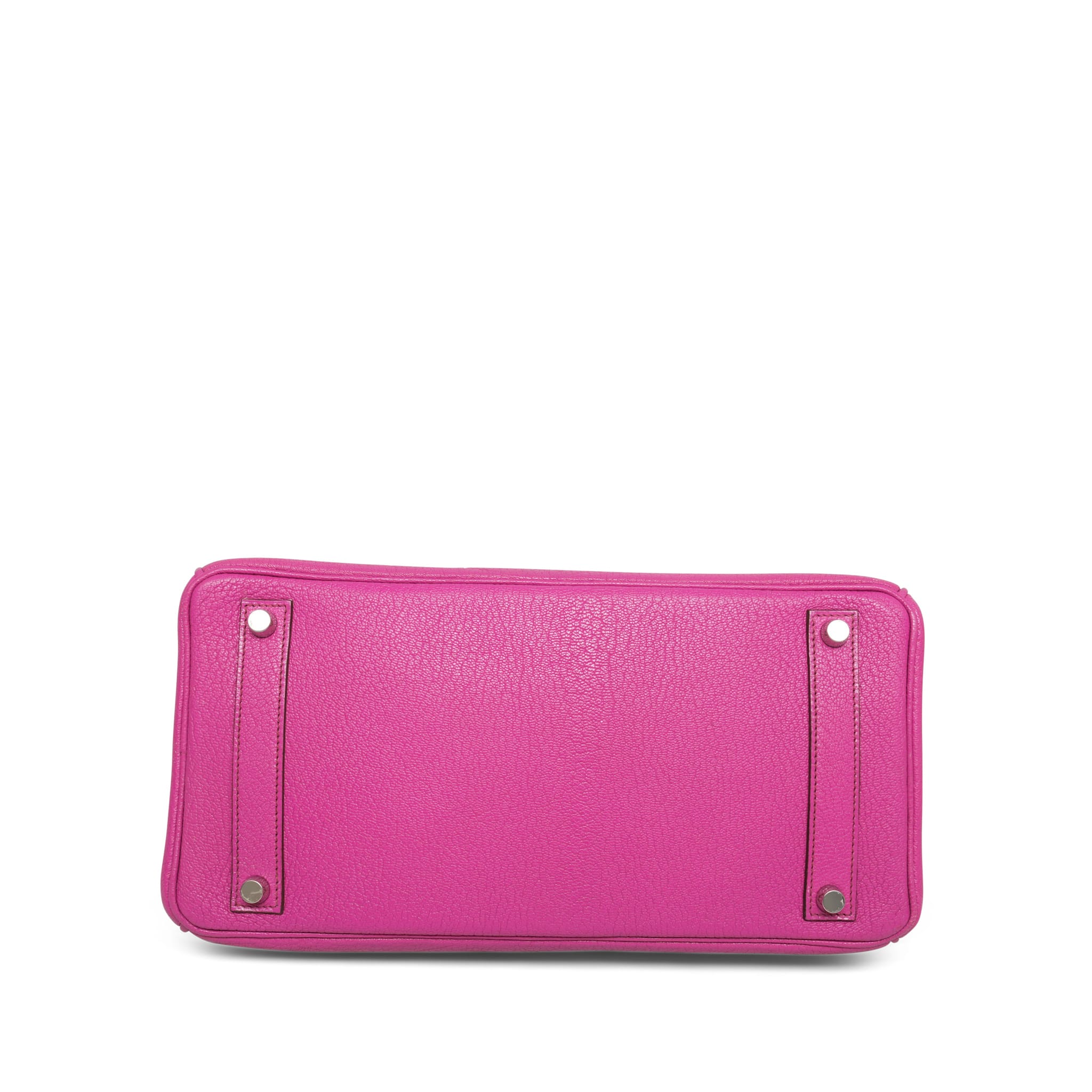 Product image 11 of 27: HAC 32 Fuchsia Chèvre de Coromandel Palladium Plated J Square Stamp