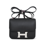 Product image 3 of 13: Constance 18 Black Epsom Palladium Plated K Stamp
