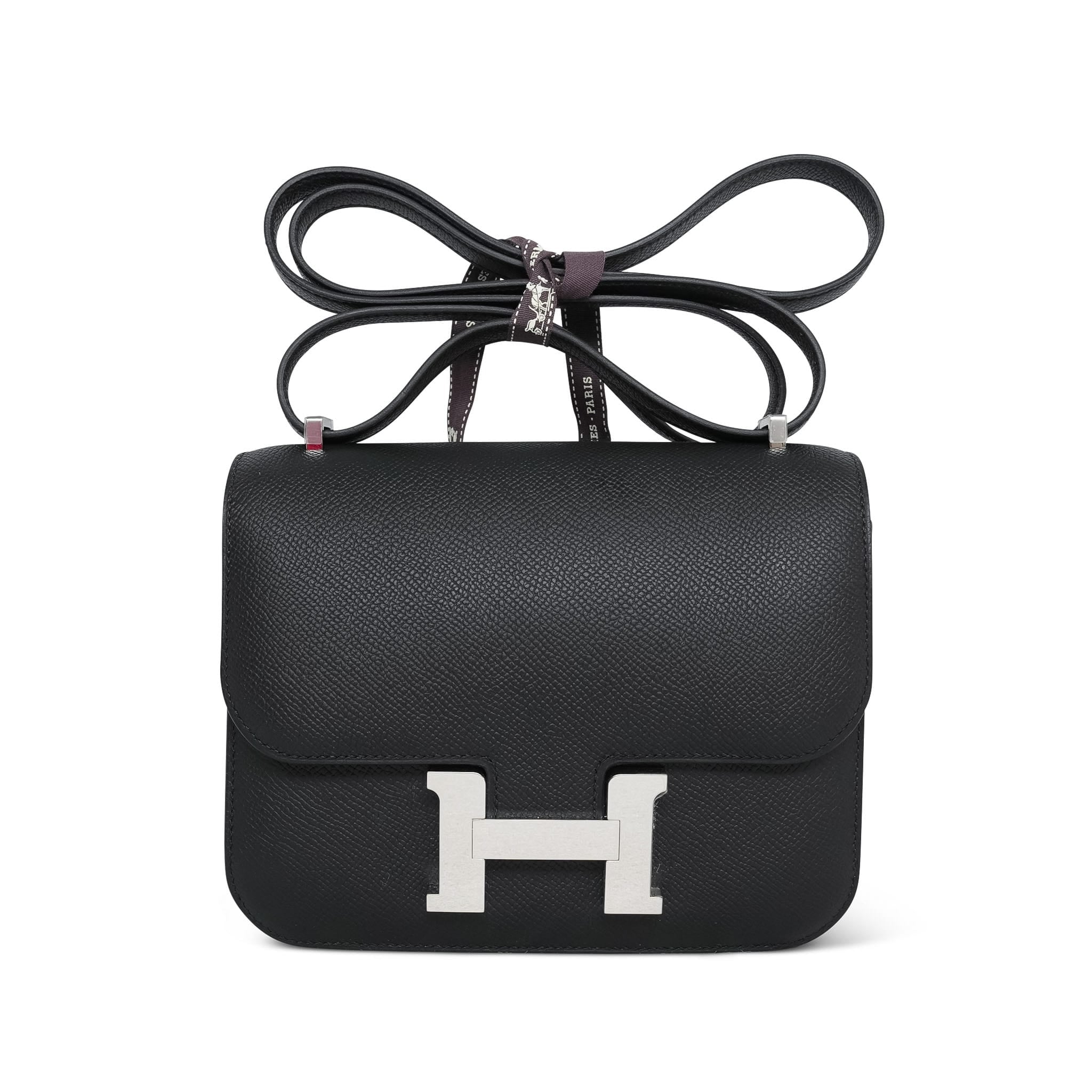 Product image 3 of 13: Constance 18 Black Epsom Palladium Plated K Stamp