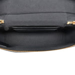 Product image 11 of 12: 26P Black Grained Goatskin Quilted Slim Top Handle Vanity With Chain LGHW