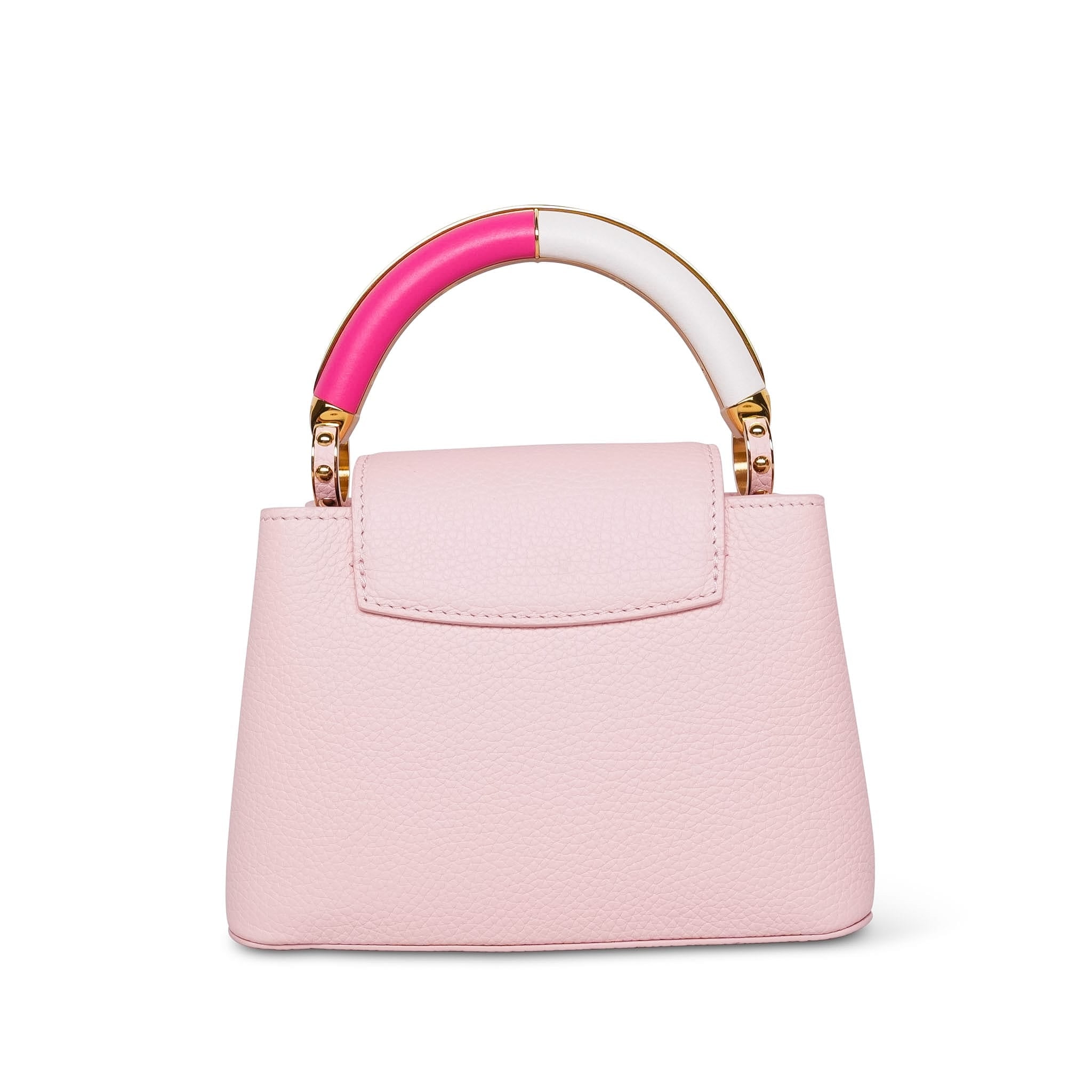 Louis Vuitton Bubble Gum/Banane Taurillon Mini Capucines (Copy)