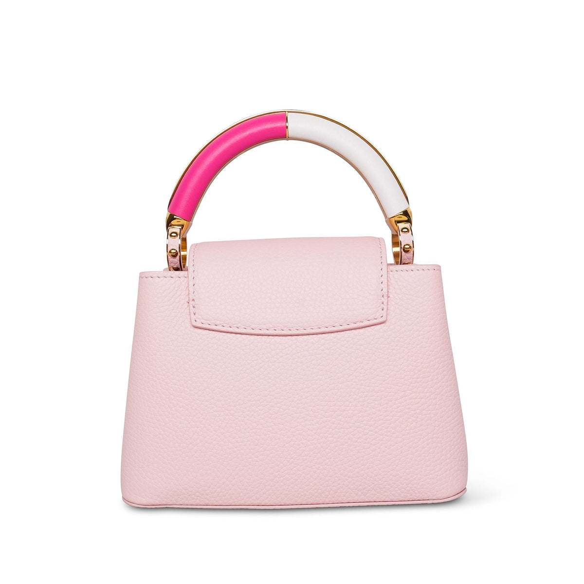 Louis Vuitton Bubble Gum/Banane Taurillon Mini Capucines