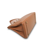 Product image 11 of 26: Birkin 35 Natural Veau Chamonix Gold Plated Y Circle Stamp