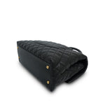 Product image 12 of 14: 17S Black Caviar Quilted Coco Handle Large AGHW