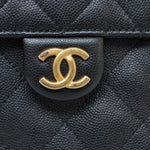 Product image 25 of 26: Black Caviar Quilted 25 Hobo Bag Medium Aged Gold Hardware
