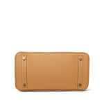 Product image 9 of 14: Birkin 30 Natural Sable Togo Gold Plated T Stamp
