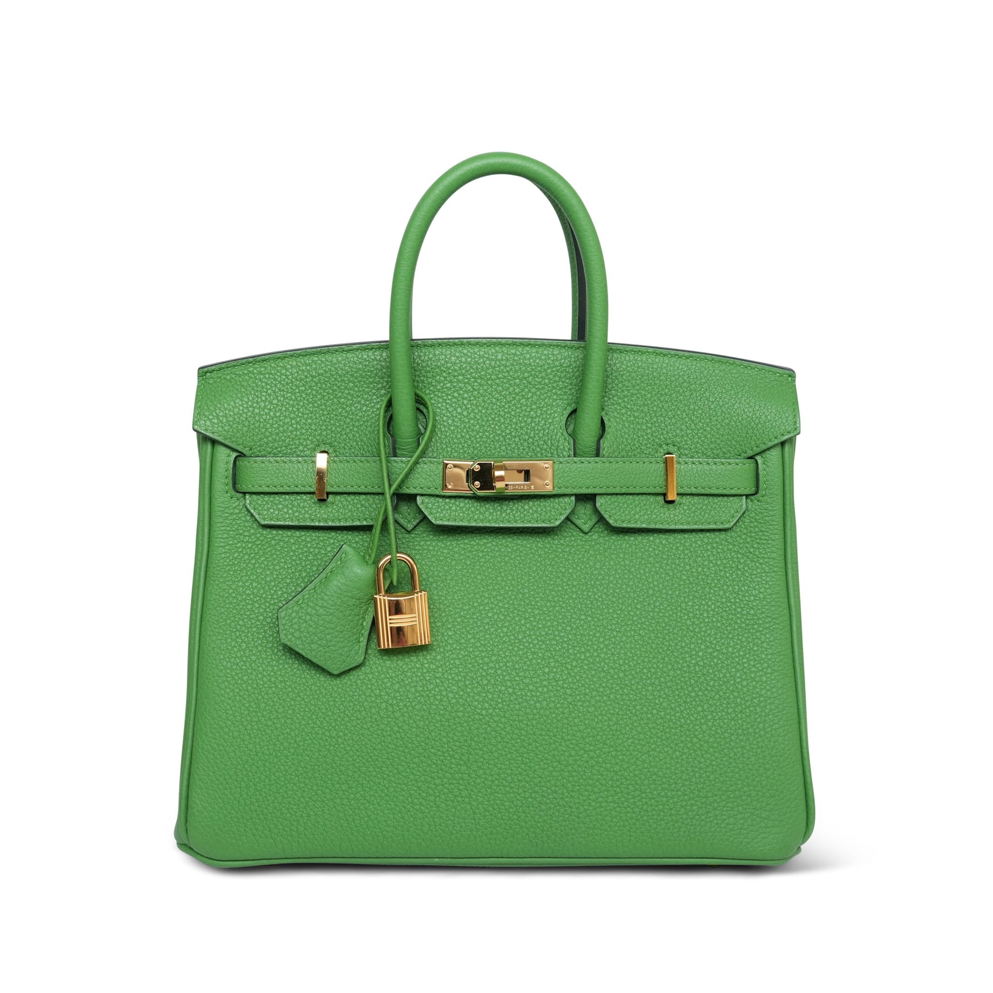 Product image 1 of 19: Birkin 25 Vert Yucca Togo Gold Plated W Stamp