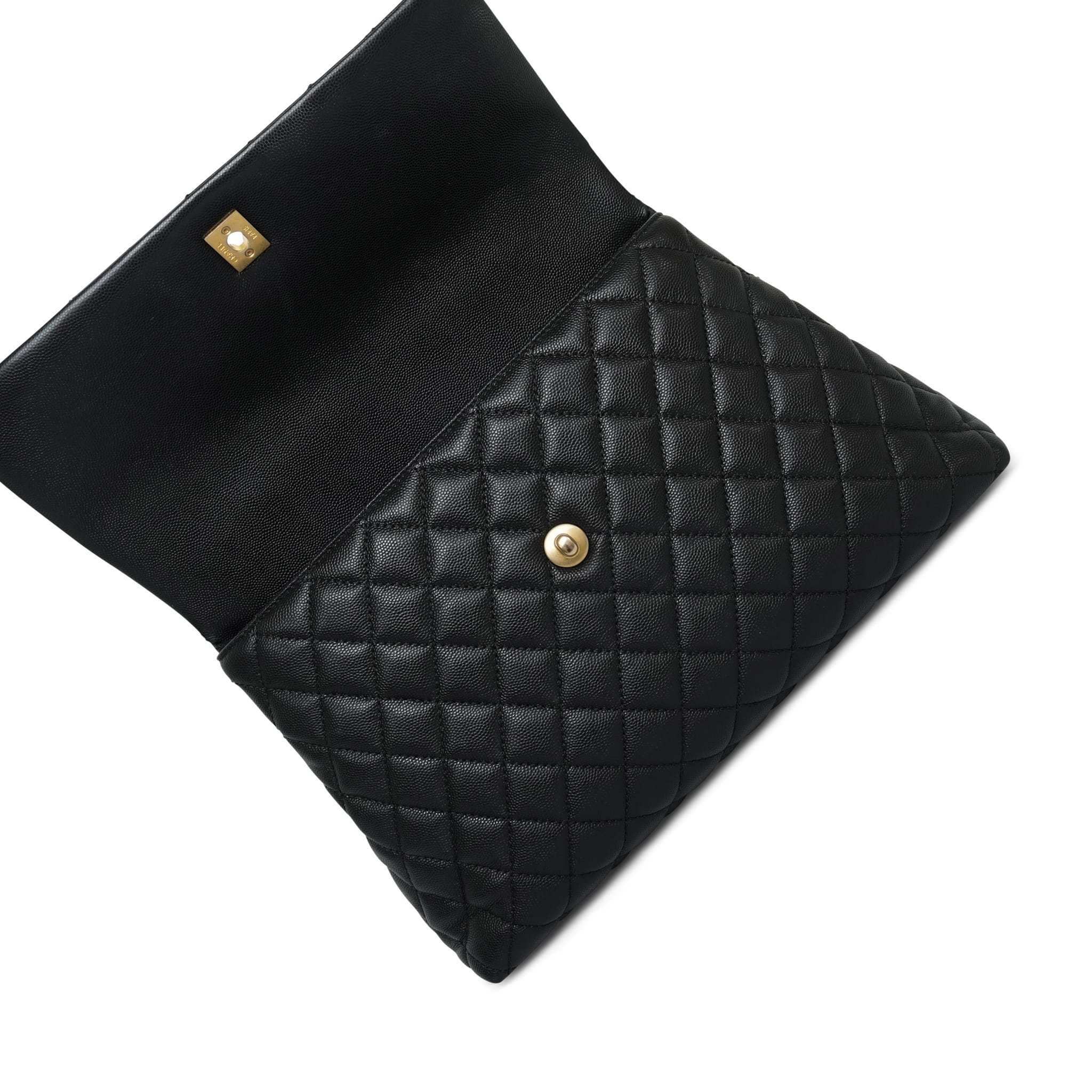 Product image 14 of 14: 17S Black Caviar Quilted Coco Handle Large AGHW